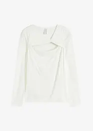 Langarmshirt mit Cut-Out, bonprix