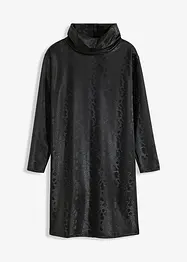 Robe courte, effet wetlook, bonprix