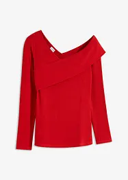 geripptes Langarmshirt, bonprix