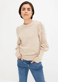 Pullover mit Ajourmuster, bonprix