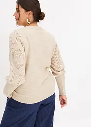 Pull à motif ajouré, bonprix