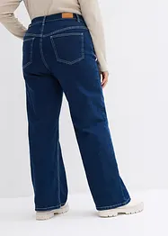 Wide Leg Jeans High Waist, Bio-Baumwolle, bonprix