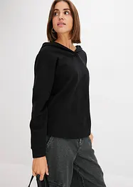 Sweat aspect maille, bonprix