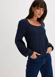 Pull à décolleté carré, bonprix