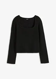 Pull à décolleté carré, bonprix