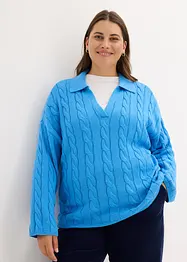 Pullover mit Zopfmuster, bonprix