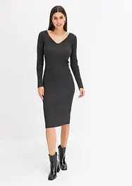 Robe en maille côtelée, bonprix