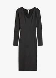 Robe en maille côtelée, bonprix