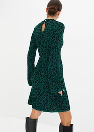 Robe en maille à manches trompette, bonprix