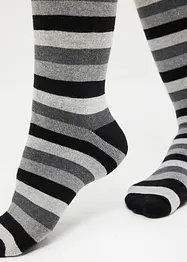 Lot de 3 chaussettes hautes thermiques avec un intérieur doux en éponge, bonprix