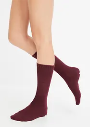 Socken mit Antirutsch Sohle mit Bio-Baumwolle (3 Paar), bonprix