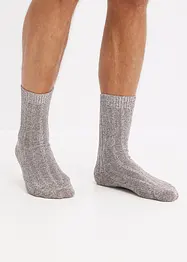 Socken mit Strickstruktur mit Baumwolle (3er Pack), bonprix