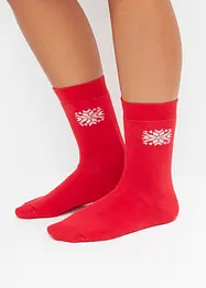 Lot de 4 paires de chaussettes thermiques à motif norvégien, bonprix