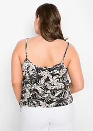 Top à fines bretelles en viscose extensible douce, bonprix