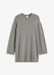 Long-Feinstrickpullover mit Seitenschlitzen aus Viskose-Mix, bonprix