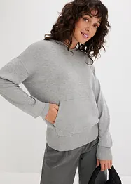 Strick-Hoodie mit Kängurutasche aus Viskose-Mix, bonprix