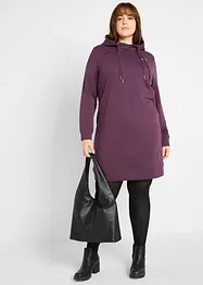 Robe molletonnée à capuche, bonprix
