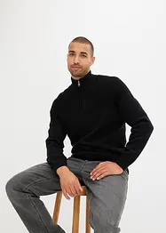 Troyer Pullover mit Baumwolle, bonprix