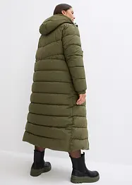 Manteau long matelassé avec capuche, bonprix