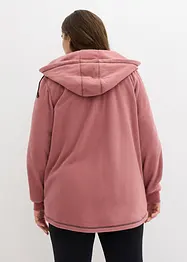 Fleecejacke mit Reißverschluss-Taschen, bonprix