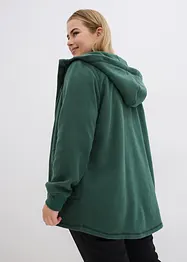 Fleecejacke mit Reißverschluss-Taschen, bonprix