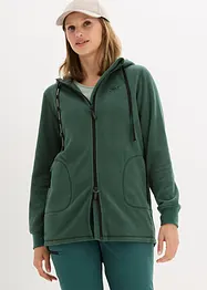 Fleecejacke mit Reißverschluss-Taschen, bonprix