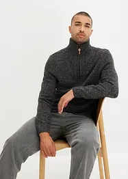 Strickjacke mit Stehkragen, bonprix