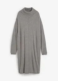 Robe en maille à finitions roulottées, bonprix