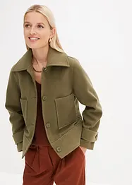 Kurze Jacke in Wolloptik, bonprix