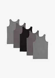 Unterhemd mit weicher Baumwolle (5er Pack), bonprix