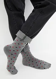 Thermo Socken mit weichem Innenfrottee mit Bio-Baumwolle  (6er Pack), bonprix