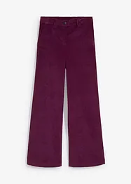 Pantalon palazzo en velours côtelé, bonprix