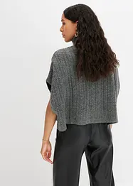 Pull oversize en maille torsadée, bonprix