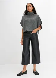 Pull oversize en maille torsadée, bonprix