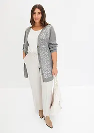 Gilet en maille avec sequins, bonprix