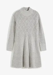 Robe en maille à motif torsadé, bonprix