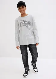 Jungen Langarmshirt aus Bio-Baumwolle, bonprix