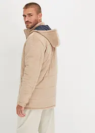 Steppjacke in Veloursoptik, bonprix