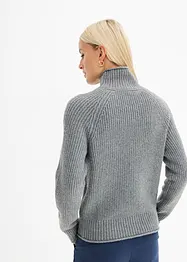 Strickpullover mit Stehkragen, bonprix