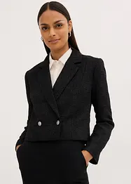 Bouclé-Blazer mit Glanzfäden, bonprix