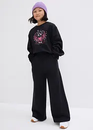 Mädchen Sweatshirt mit Sweathose aus Bio-Baumwolle (2-tgl. Set), bonprix