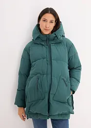 Oversize Winterjacke mit Kapuze aus recyceltem Polyester, bonprix