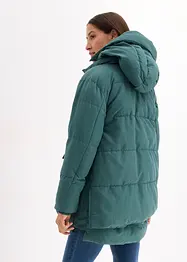 Oversize Winterjacke mit Kapuze aus recyceltem Polyester, bonprix