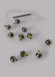 Guirlande lumineuse LED avec boules organiques, bonprix