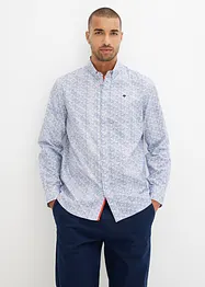 Chemise manches longues à col boutonné, bonprix