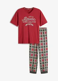 Pyjama mit Bio-Baumwolle, bonprix