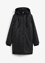 Wattierter Parka mit abnehmbarer Kapuze und Taillenregulierung, bonprix