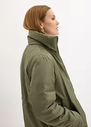 Wattierter Parka mit abnehmbarer Kapuze und Taillenregulierung, bonprix