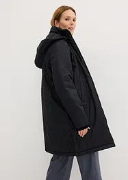 Wattierter Parka mit abnehmbarer Kapuze und Taillenregulierung, bonprix