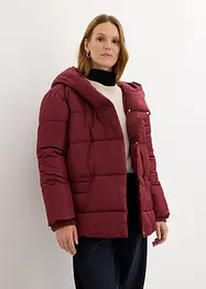 Wattierte Steppjacke mit Kapuze aus recyceltem Polyester, bonprix